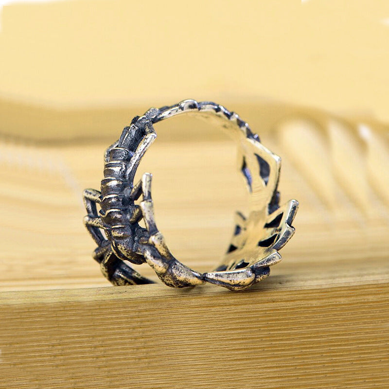 Anillos de escorpión de aleación al por mayor para hombres